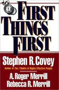 First Things First - Buch-Cover